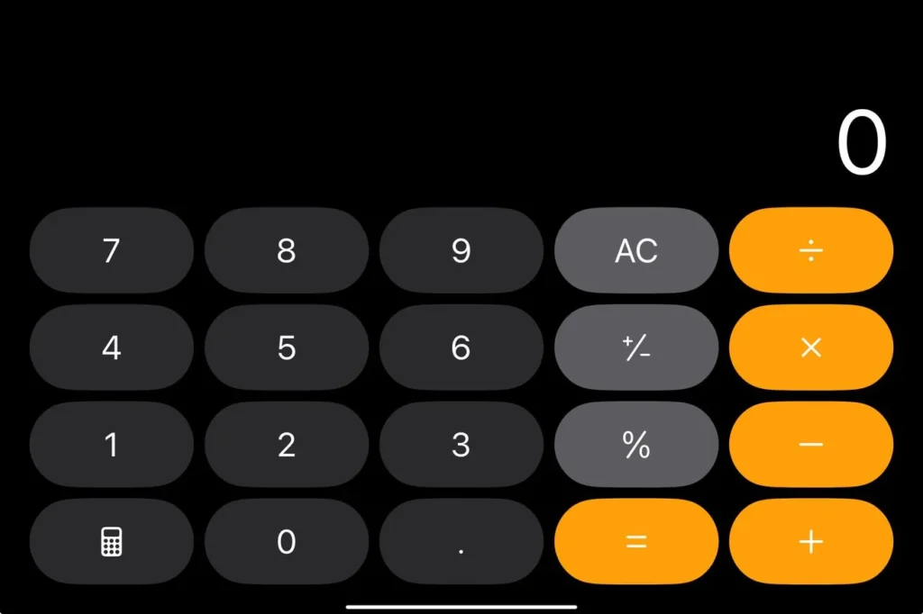 Novo aplicativo de Calculadora iPadOS 18